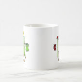 Lustige Bohnen-Wortspiele Kaffeetasse (Mittel)
