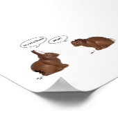 lustige Bollen Poster (Ecke)