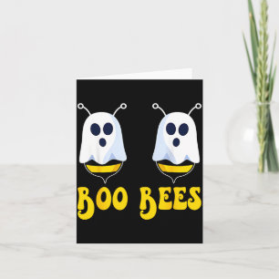 Lustige Boo-Bienen Halloween-Kostüm Humor Gruselig Karte