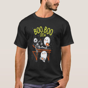 Lustige BOO BOO CREW Krankenschwester RN Halloween T-Shirt