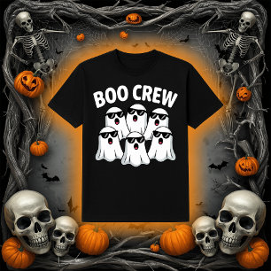 Lustige Boo-Crew-Geister mit Sonnenbrille Hallowee T-Shirt