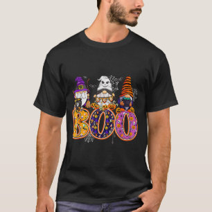 Lustige Boo Hexe Sipders Kürbisse Frohes Halloween T-Shirt