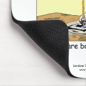Lustige Border Collie-Mauspad Mousepad (Ecke)