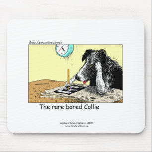 Lustige Border Collie-Mauspad Mousepad