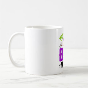 Lustige Böse Hexe Halloween Zitat Vektor Design_1 Kaffeetasse