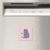 Lustige böse Katze Magnet (In Situ (Geschirrspüler))