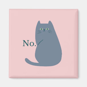 Lustige böse Katze Magnet