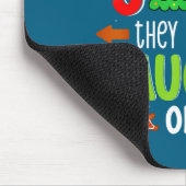 Lustige Böse Oma Santa Mousepad (Ecke)