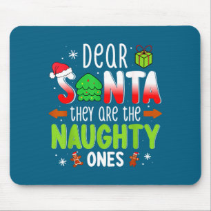 Lustige Böse Oma Santa Mousepad