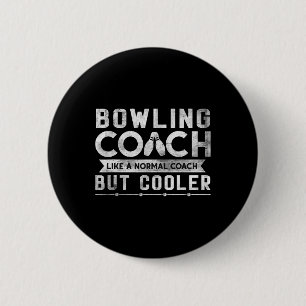 Lustige Bowling-Trainer-Definition Bowling-Trainer Button