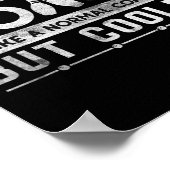Lustige Bowling-Trainer-Definition Bowling-Trainer Poster (Ecke)