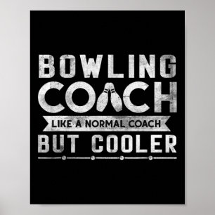Lustige Bowling-Trainer-Definition Bowling-Trainer Poster