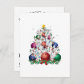 lustige Bowling Weihnachten Weihnachten Weihnachte Einladung (Vorne/Hinten)
