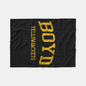 Lustige Boyd High School Hs Boyd Fleecedecke (Vorderseite (Horizontal))