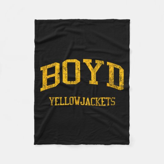 Lustige Boyd High School Hs Boyd Fleecedecke (Vorderseite)