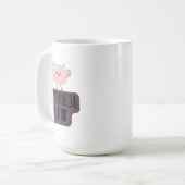 Lustige Brain Power Bekleidung für Überdenker Kaffeetasse (Vorderseite Links)