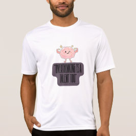 Lustige Brain Power Bekleidung für Überdenker    T-Shirt