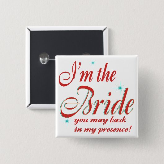 Lustige Braut Bachlorette Dusche Button (Vorne & Hinten)