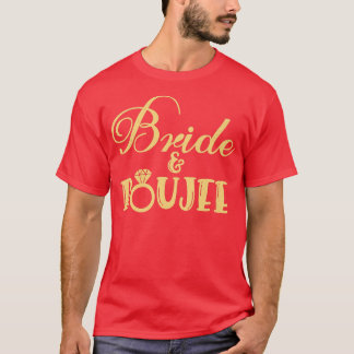 Lustige Brautjungfer Braut Junggesellinnenabschied T-Shirt
