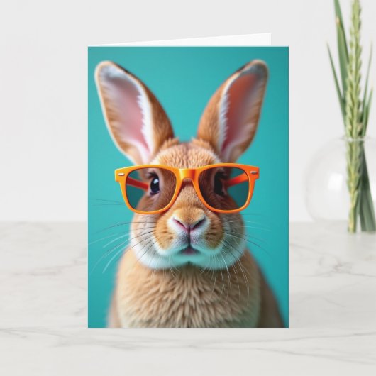 Lustige Brille Tier Freund Karte (Vorderseite)