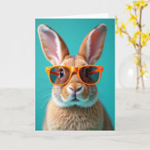Lustige Brille Tier Freund Karte (Gelbe Blume)