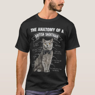 Lustige Britisch Kurzhaar Katze Mama Papa Miauen T-Shirt