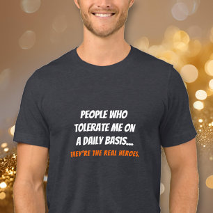 Lustige Brudi Schwester Wirkliche Helden Menschen Tri-Blend Shirt