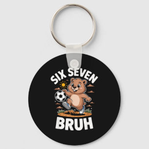 Lustige Bruh Fußball Groundhog Day 67 Meme Pyjama  Schlüsselanhänger