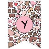 lustige Brust-Flags Wimpelkette (Erste Fahne)