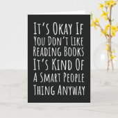 Lustige Buchlesekarten Humor Leser Bibliothek Karte (Gelbe Blume)