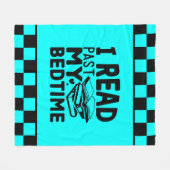 lustige Buchleser Wortart Fleecedecke (Vorderseite (Horizontal))