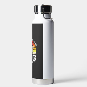 Lustige Bulldogge Hunde Liebhaber Retro Zitat Trinkflasche