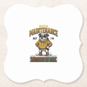 Lustige Bulldogge-Zitat Vintage-Gravur T-Shirt Des Untersetzer