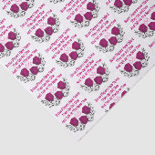 Lustige Bunco Spieler-Rosa-Würfel Seidenpapier (Ausschnitt)