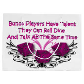 Lustige Bunco Würfel-Spiel-Preis-Tasche Große Geschenktüte (Rückseite)