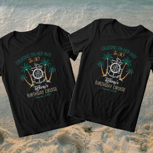 Lustige Bunte 30. Geburtstags-Kreuzfahrt-Crew 2026 Tri-Blend Shirt