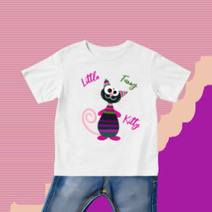 Lustige bunte Katze Baby T-shirt