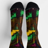 Lustige, bunte und trendige Crew Socken (Oben)