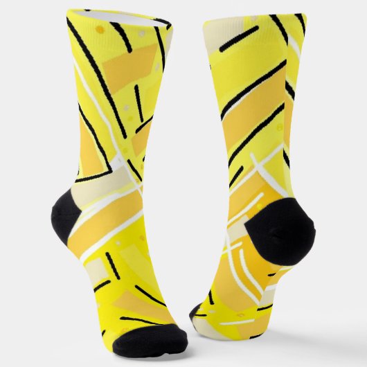 Lustige, bunte und trendige Crew Socken (Gewinkelt)