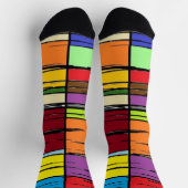 Lustige, bunte und trendige Crew Socken (Oben)