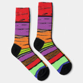 Lustige, bunte und trendige Crew Socken (Rechts)