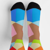 Lustige, bunte und trendige Crew Socken (Oben)