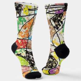 Lustige, bunte und trendige Crew Socken