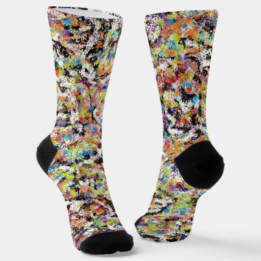 Lustige, bunte und trendige Crew Socken (Gewinkelt)