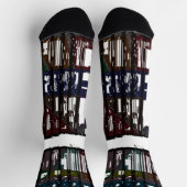 Lustige, bunte und trendige Crew Socken (Oben)
