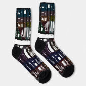 Lustige, bunte und trendige Crew Socken (Rechts)