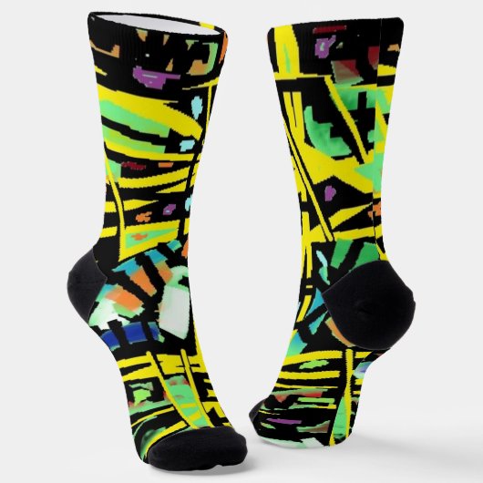 Lustige, bunte und trendige Crew Socken (Gewinkelt)