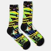 Lustige, bunte und trendige Crew Socken (Rechts)