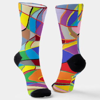 Lustige, bunte und trendige Crew Socken für Damen