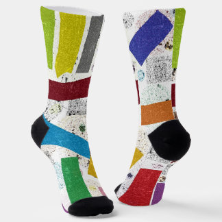 Lustige, bunte und trendige Crew Socken für Damen